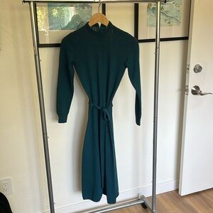 Vintage St. John Teal Knit Dress